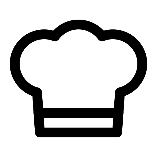 コック帽のアイコン