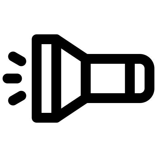 懐中電灯のアイコン